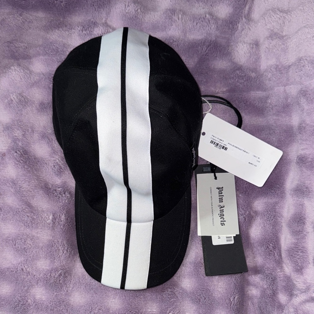 NWT Palm Angels Monochrome Stripe Cap